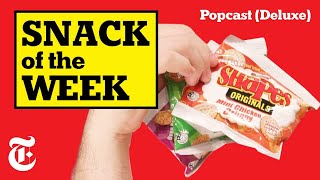 Snack of the Week: Arnott's Shapes: Barbecue, Pizza \& Mini Chicken Crimpy flavors | Popcast (Deluxe)