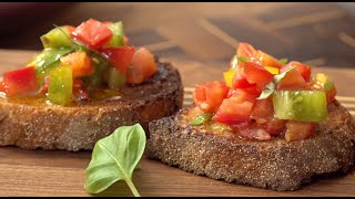 How to make Italian Bruschetta - 3 Ways | Christine Cushing