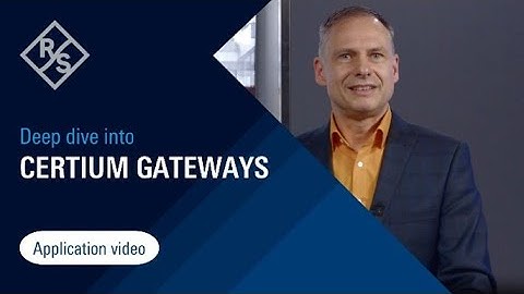 Deep dive into CERTIUM GATEWAYS