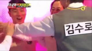 Ji Hyo eliminates Kim Soo Ro and Yoo Jae Seok Resimi