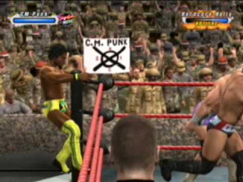 Kofi and Punk vs. Rhodes and Holly SvR09 pt2