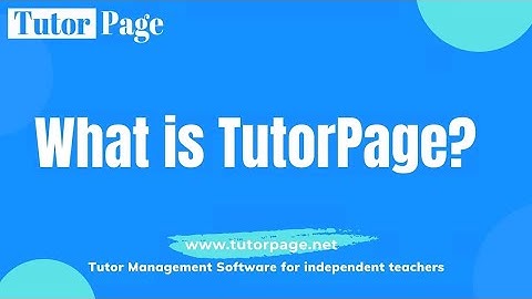 TutorPage| Tutor Management Software for independent tutoring businesses