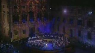 Andrea Bocelli "Nessun Dorma" Live on stage in Tuscany