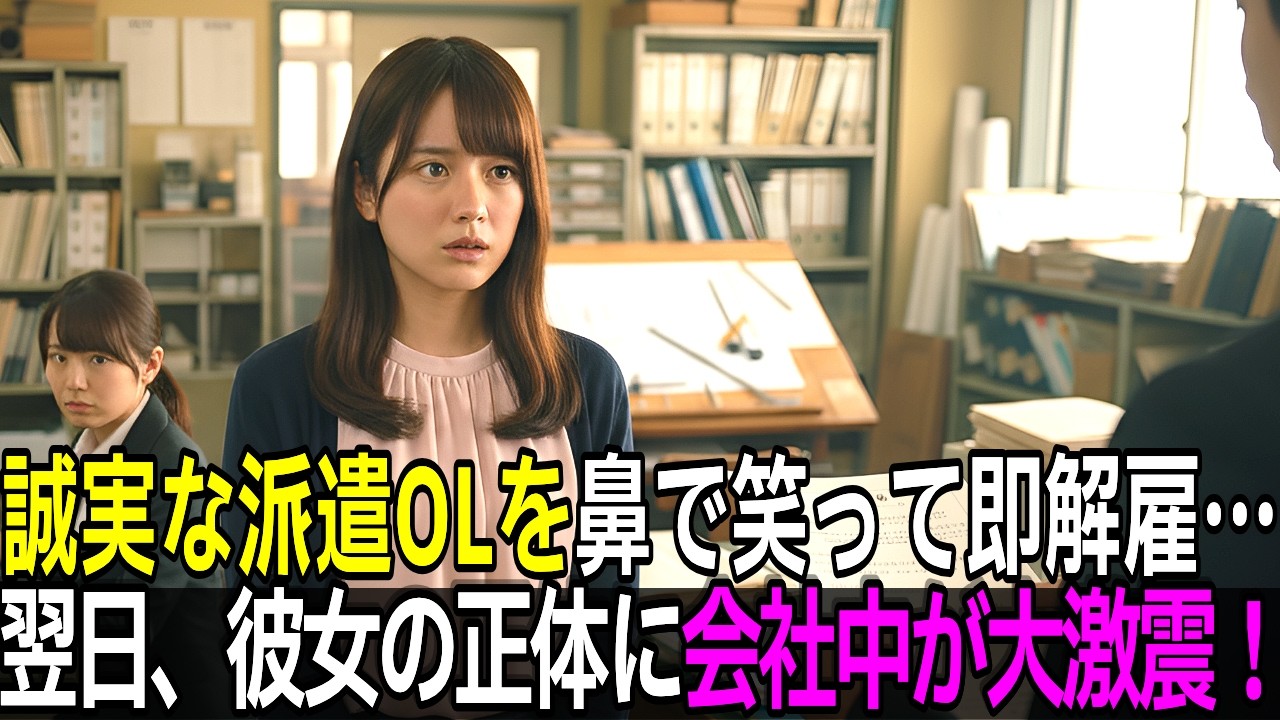「大物とは知らず」誠実に対応した派遣OLへの解雇通知…「え、あの子が？」会社を激震させた裏事情【スカッとする話】【朗読】