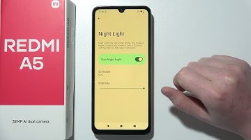 How to Turn On/Off Night Light Reading Mode : Xiaomi Redmi A5