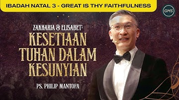 𝗚𝗠𝗦 𝗖𝗛𝗥𝗜𝗦𝗧𝗠𝗔𝗦 𝗖𝗘𝗟𝗘𝗕𝗥𝗔𝗧𝗜𝗢𝗡 3 “𝗚𝗥𝗘𝗔𝗧 𝗜𝗦 𝗧𝗛𝗬 𝗙𝗔𝗜𝗧𝗛𝗙𝗨𝗟𝗡𝗘𝗦𝗦” - 14 Desember 2025 (GMS Church)