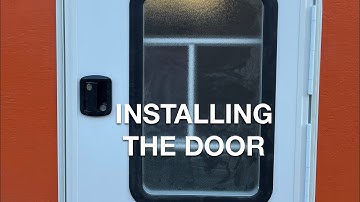 How Hugh… INSTALLING DOOR - Harbor Freight Square drop Camper