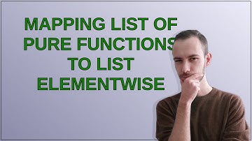 Mathematica: Mapping list of pure functions to list elementwise