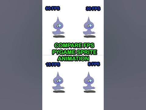 FPS Comparison, can you tell the difference? #60fps #pygame #python # ...