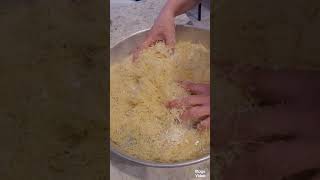 Easy recipe kunafa with cream; كنافة بالقشطة مصرية من يد مغربية 