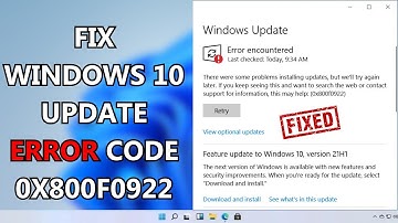 How to Fix Windows 10 Update Error Code 0x800f0922 (2023)