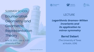 Bernd Siebert: Logarithmic Gromov-Witten invariants and its application to mirror symmetry (pt. 4)