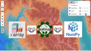 leafmap tutorial 89: interactive visualization of in-memory raster (xarray, numpy array)