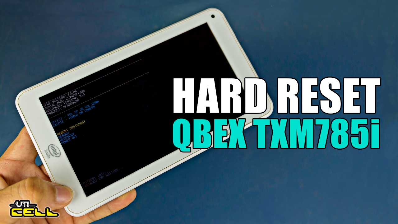 Hard Reset no tablet Qbex (TXM785i) UTICell YouTube