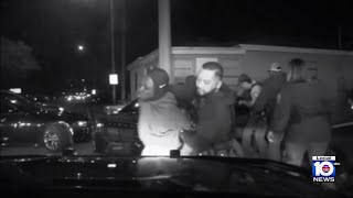 4 arrested in connection with "illegal street takeover" following chase, crash in NW Miami-Dade