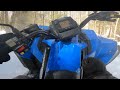 Polaris ATV SXS snow ride POV