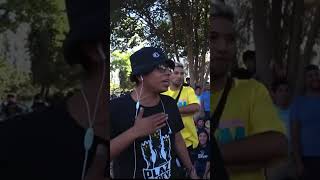 como terminar la batalla en el primer patrón 🤣 #freestylerap #fusok #caquiña