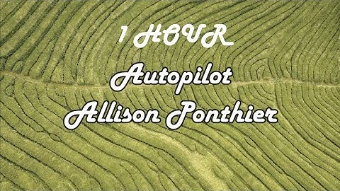 *1 HOUR LOOP* Autopilot - Allison Ponthier (Lyrics)