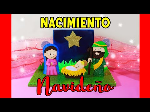 NACIMIENTO NAVIDEÑO, PESEBRE DE NAVIDAD, BELÉN, ❤️ con moldes incluidos -VANE COOPER-