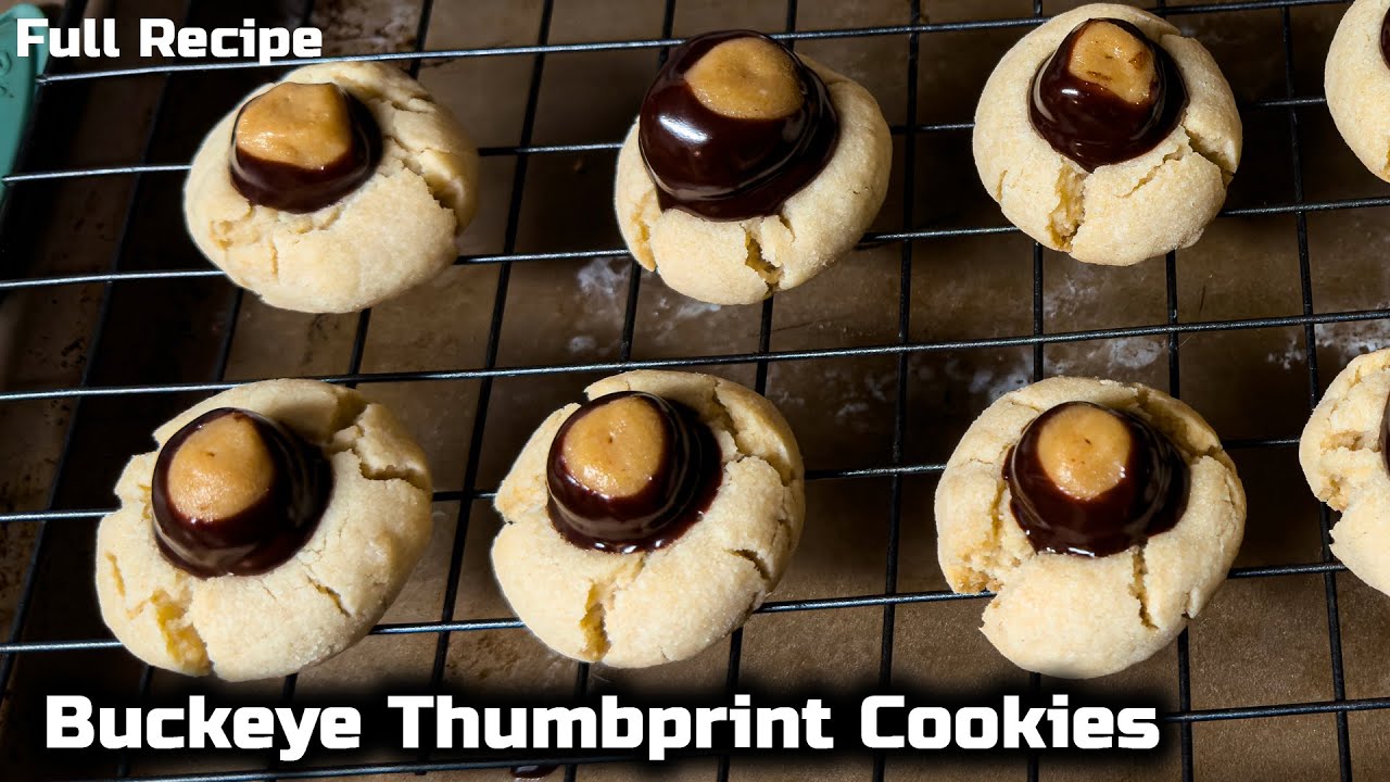 Delicious Buckeye Thumbprint Cookie Recipe