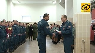 Новую пожарную аварийно-спасательную часть открыли в Могилёве видео Новости - ПожСнаб