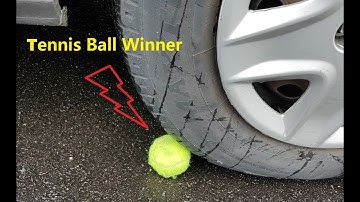 EXPERIMENT: CAR VS TENNIS BALL What happen challenge-Hack