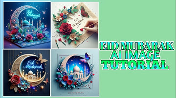 Viral Instagram 3D EID MUBARAK CARD Edit With Bing Ai Image Generator|| Master Of editor 2.0
