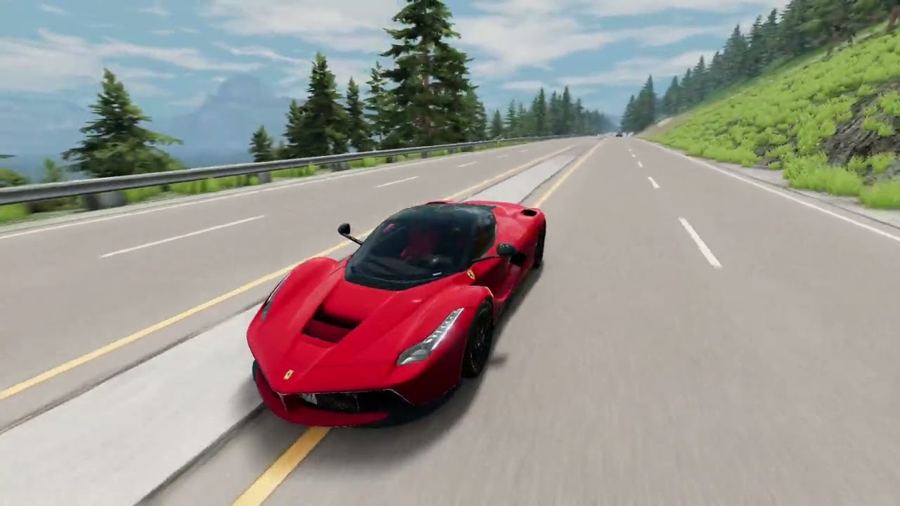 Realistic High-Speed Car Crashes in BeamNG.drive 