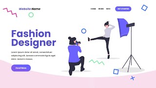 Modern Websites Landing Page Design Using Html and Css