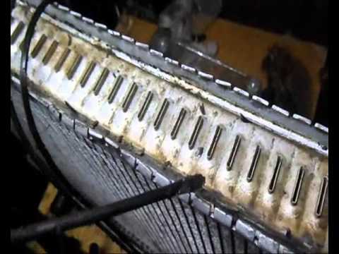 Ремонт радиатора Volvo/течь с под уплотнителя бачка/пайка, ремонт бачка