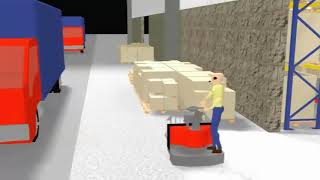 Simulación logística con ARENA, integrado con CAD