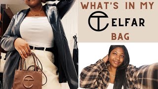 What's in my telfar bag | small chocolate