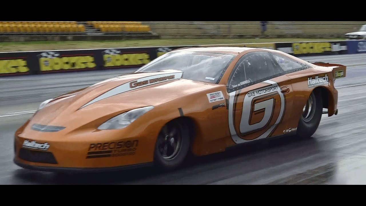 GAS MOTORSPORT 2JZ CELICA 6.48 @ 225 MPH SYDNEY DRAGWAY 16.8.2014