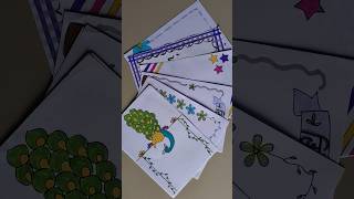 3 Simple Drawing Border Design for Project Front Page 🔮Beautiful Drawing Ideas for Title Page Design