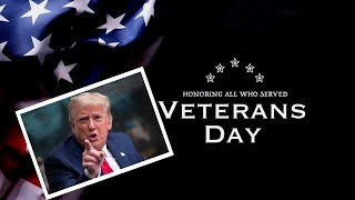 Trump Is Back Happy Veterans Day From Potus45 We Will Come Back