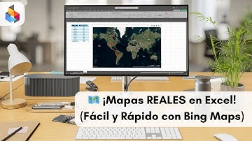 🗺️ ¡Mapas REALES en Excel! (Fácil y Rápido con Bing Maps)