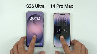 Samsung S26 Ultra vs iPhone 14 Pro Max - Speed Test