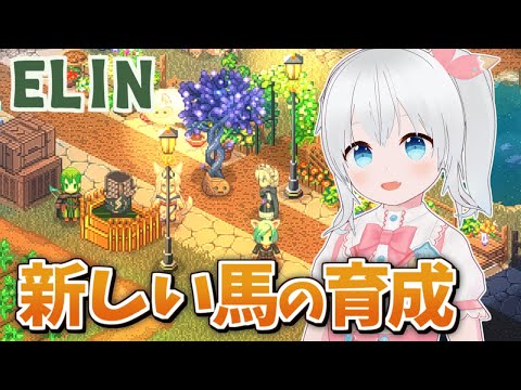 【Elin】初見魔法使いで遊ぶElin！新しい仲間の育成と戦闘訓練場作りする！【雪枚ちる/Vtuber】