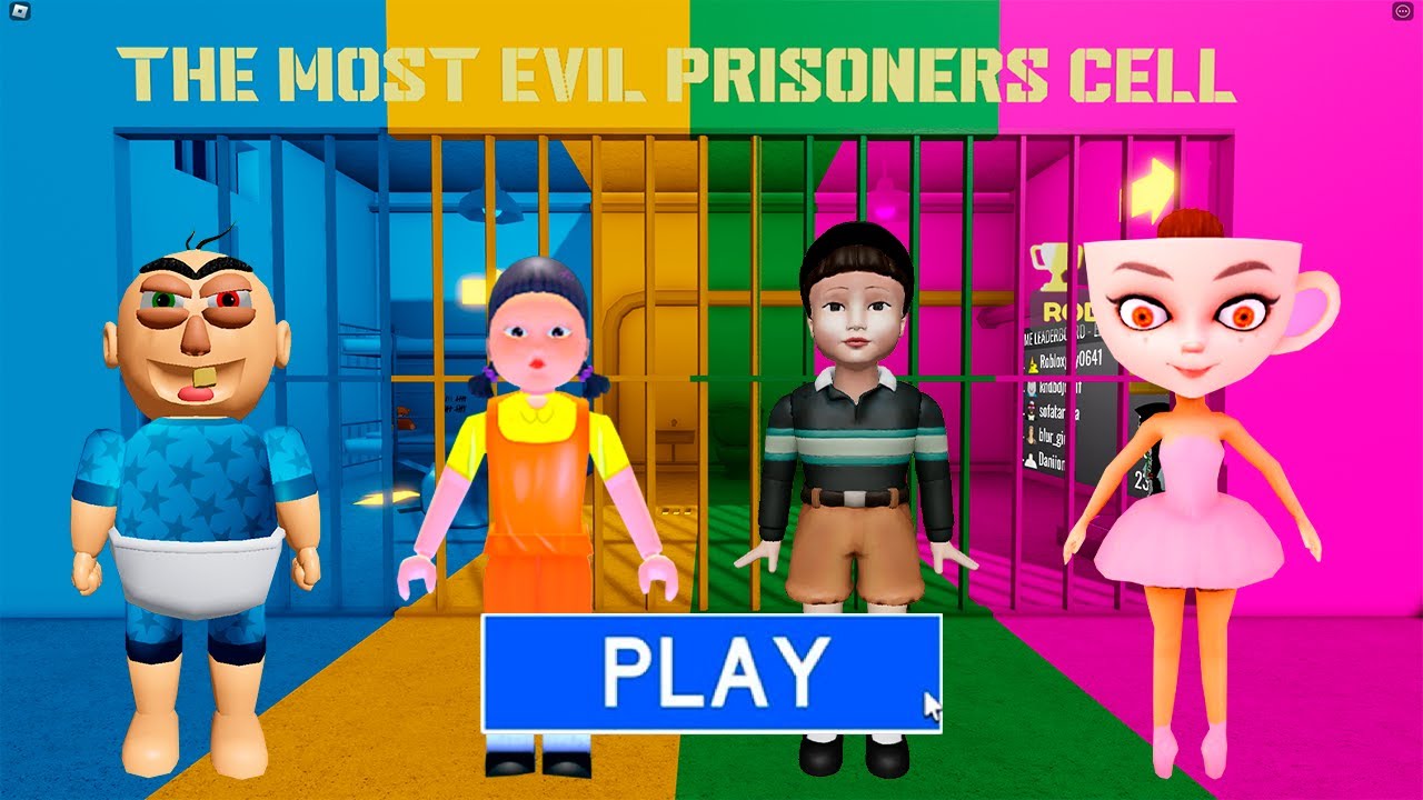 BABY BEBO VS SQUID GAME DOLL VS CHEOL-SU VS BALLERINA CAPPUCINA? Полный игровой процесс OBBY 