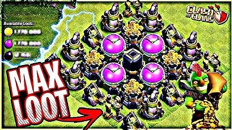 Highest Loot 1.1million elixir and 10k dark elixir in Clash of Clans | Supercell