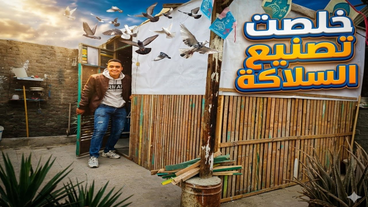 خلصت تصنيع السلاكة الجديده 😍 ومتابعة الحمام والزغليل( السلاكة بعد التجديد)  #غاوي_السلاكة  