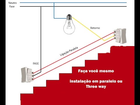Vídeo: Qual interruptor é usado na fiação de escada?