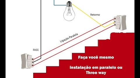 Como fazer ligaçãoTHREE WAY- interruptor paralelo