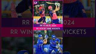 RR vs MI IPL 2024 Stat Highlights: Rajasthan Royals Beat Mumbai Indians By Nine Wickets #Shorts