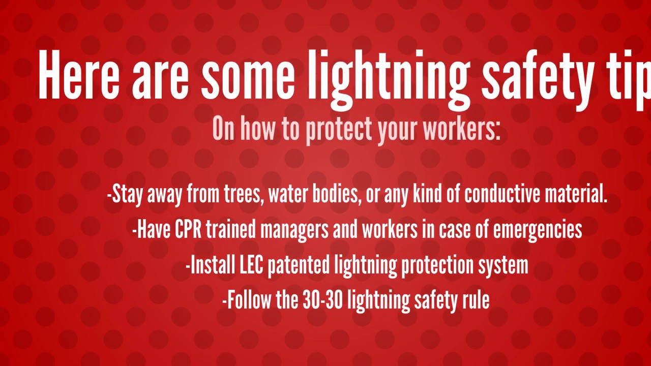 Lightning safety tips for every worker in the industry - YouTube