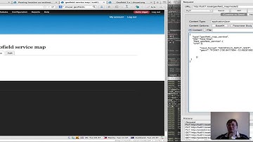 Putting location coordinates to a drupal geofield via services
