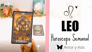 ⭐️LEO ♌️ TU DESTINO TRAE ALGO INESPERADO ¡PREPARATE PARA ESTO ?♥️? TAROT SEMANAL AMOR Y MAS