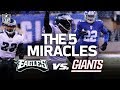 The Eagles 5 Miracle Wins vs. the Giants | NFL Vault Stories