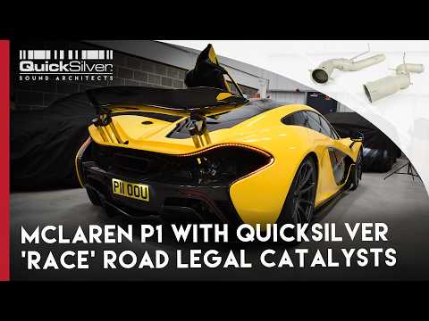 McLaren P1 with QuickSilver 'Race' Road Legal Catalysts #P1 #McLaren #QuickSilverExhausts