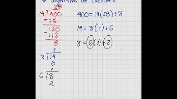 Encontrar el Máximo Común Divisor usando el algoritmo de EUCLIDES #Mathuamer #CristoferTejeda